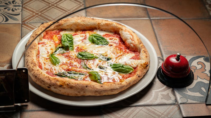 Pizzana signature truffle mushroom pizza