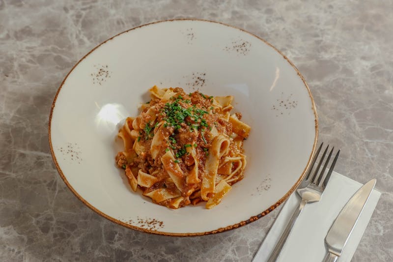 Bolognese ragu pasta main course